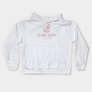 SARCASM UNOFFICIAL LEGAL SKILL Kids Hoodie